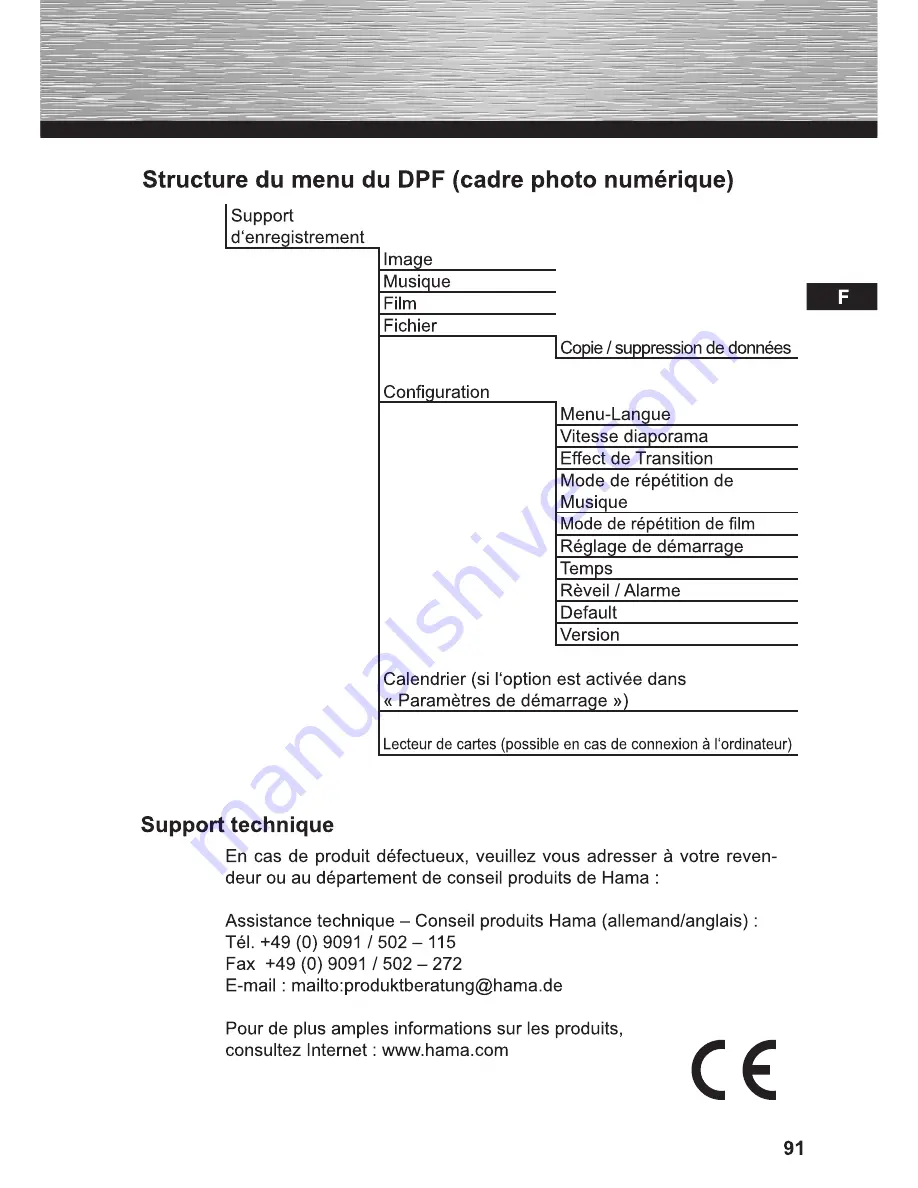 Hama 95238 Operating Instructions Manual Download Page 91