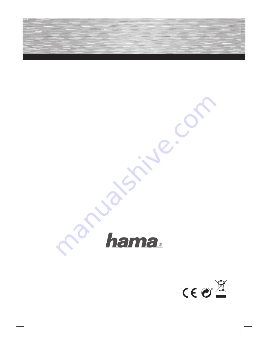 Hama 95257 Operating Instructions Manual Download Page 200