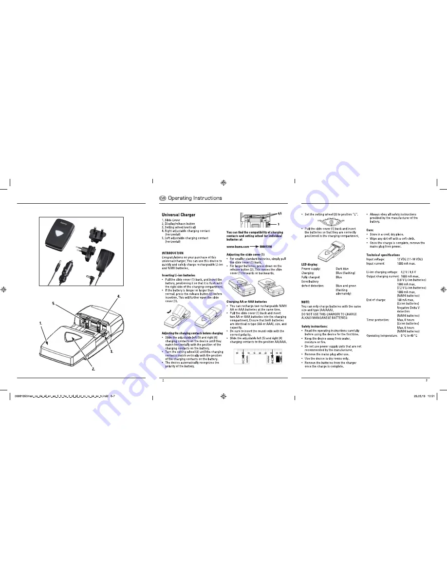 Hama Delta Allround 00081350 Operating Instructions Manual Download Page 2