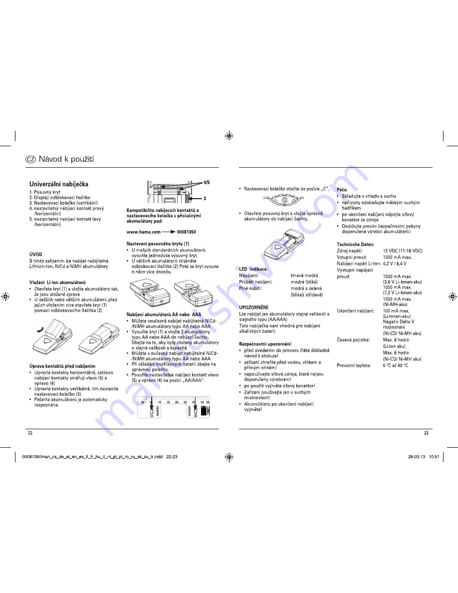 Hama Delta Allround 00081350 Operating Instructions Manual Download Page 12