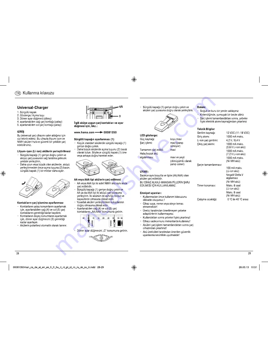 Hama Delta Allround 00081350 Operating Instructions Manual Download Page 15