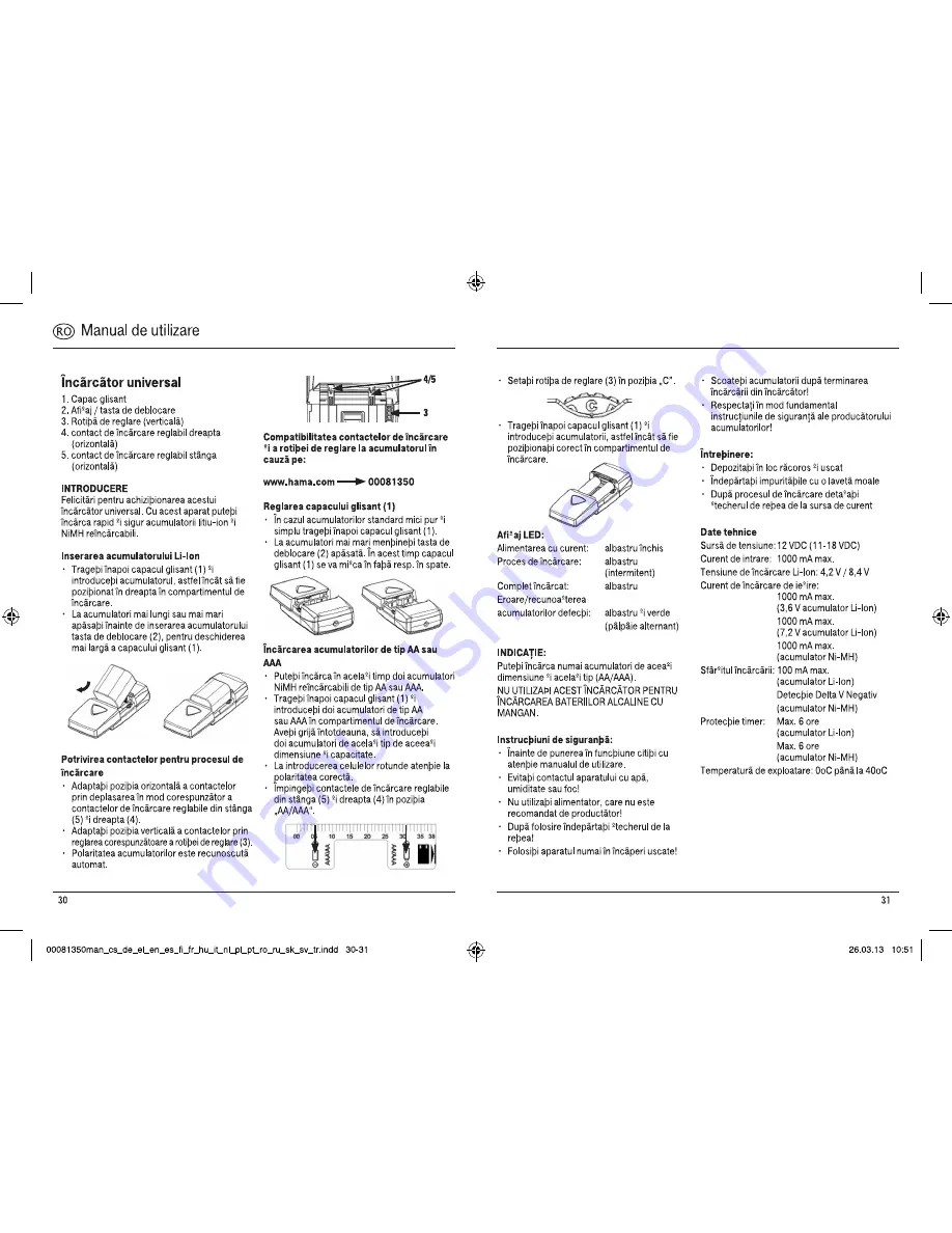 Hama Delta Allround 00081350 Operating Instructions Manual Download Page 16