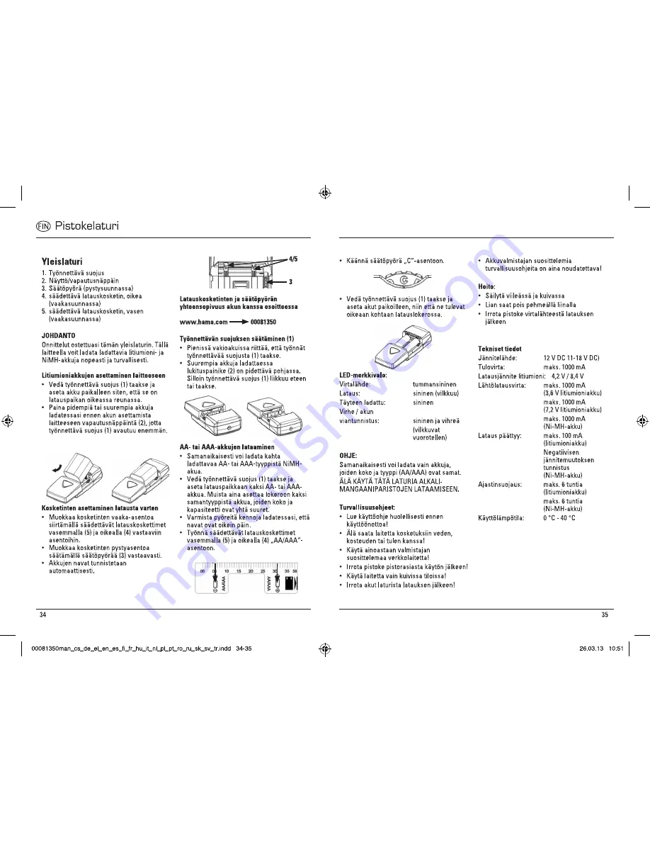 Hama Delta Allround 00081350 Operating Instructions Manual Download Page 18