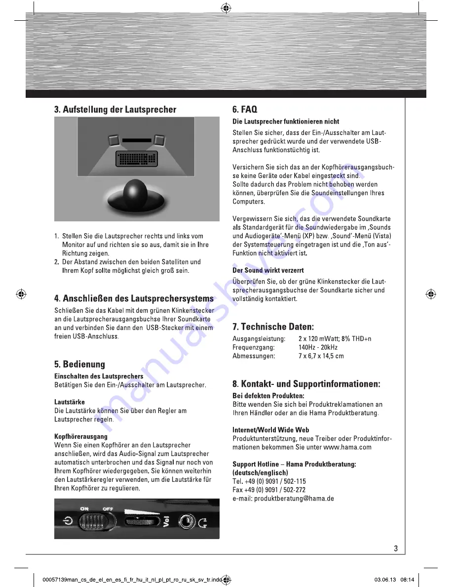 Hama E 80 Operating Instruction Download Page 3