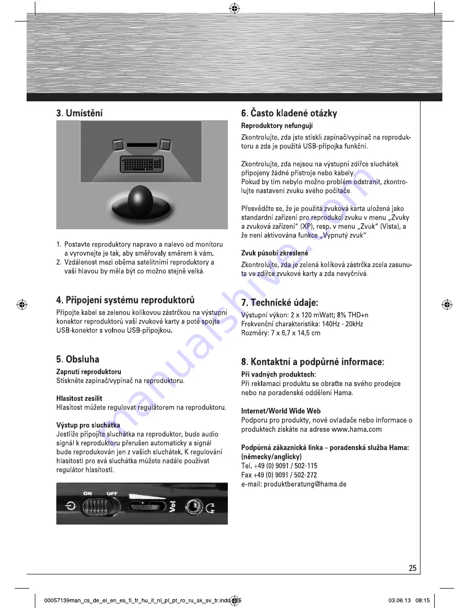 Hama E 80 Operating Instruction Download Page 25