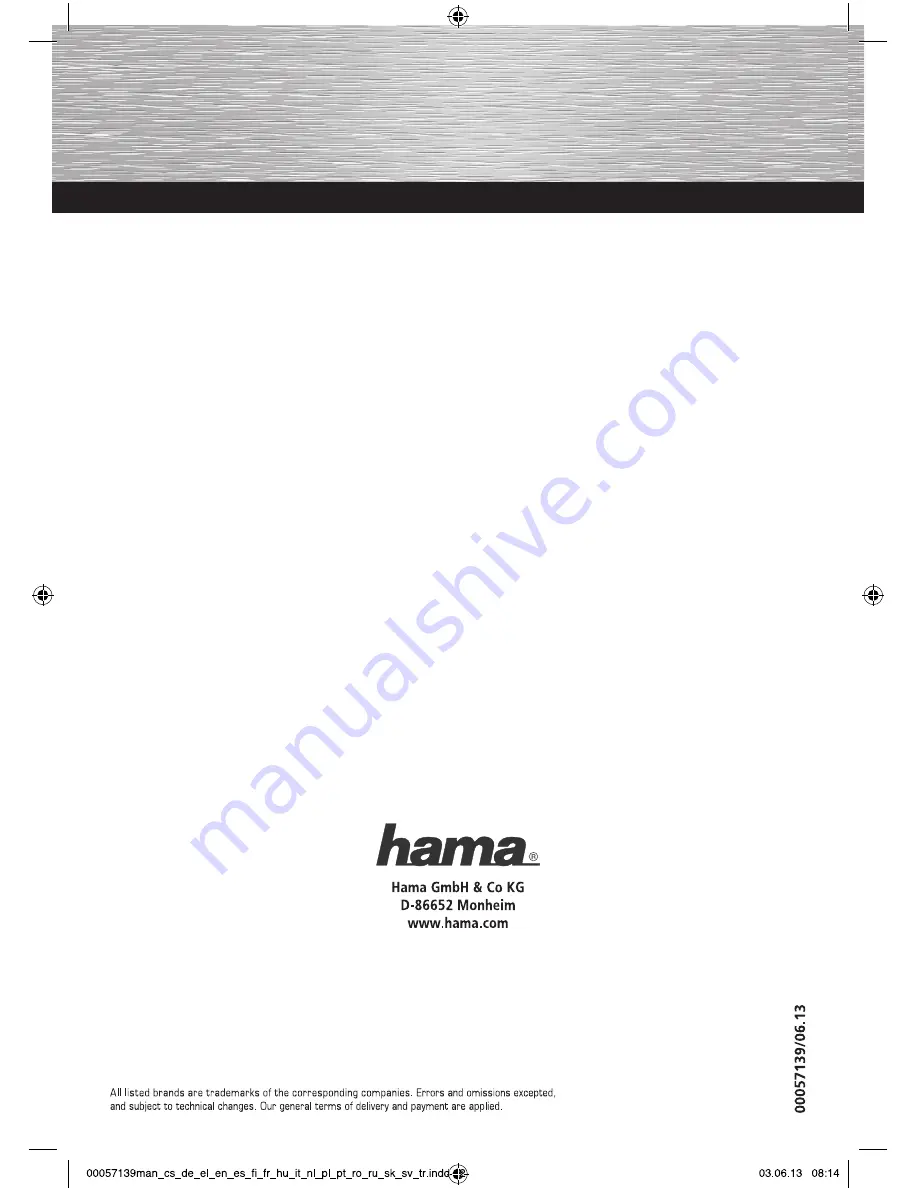 Hama E 80 Operating Instruction Download Page 38