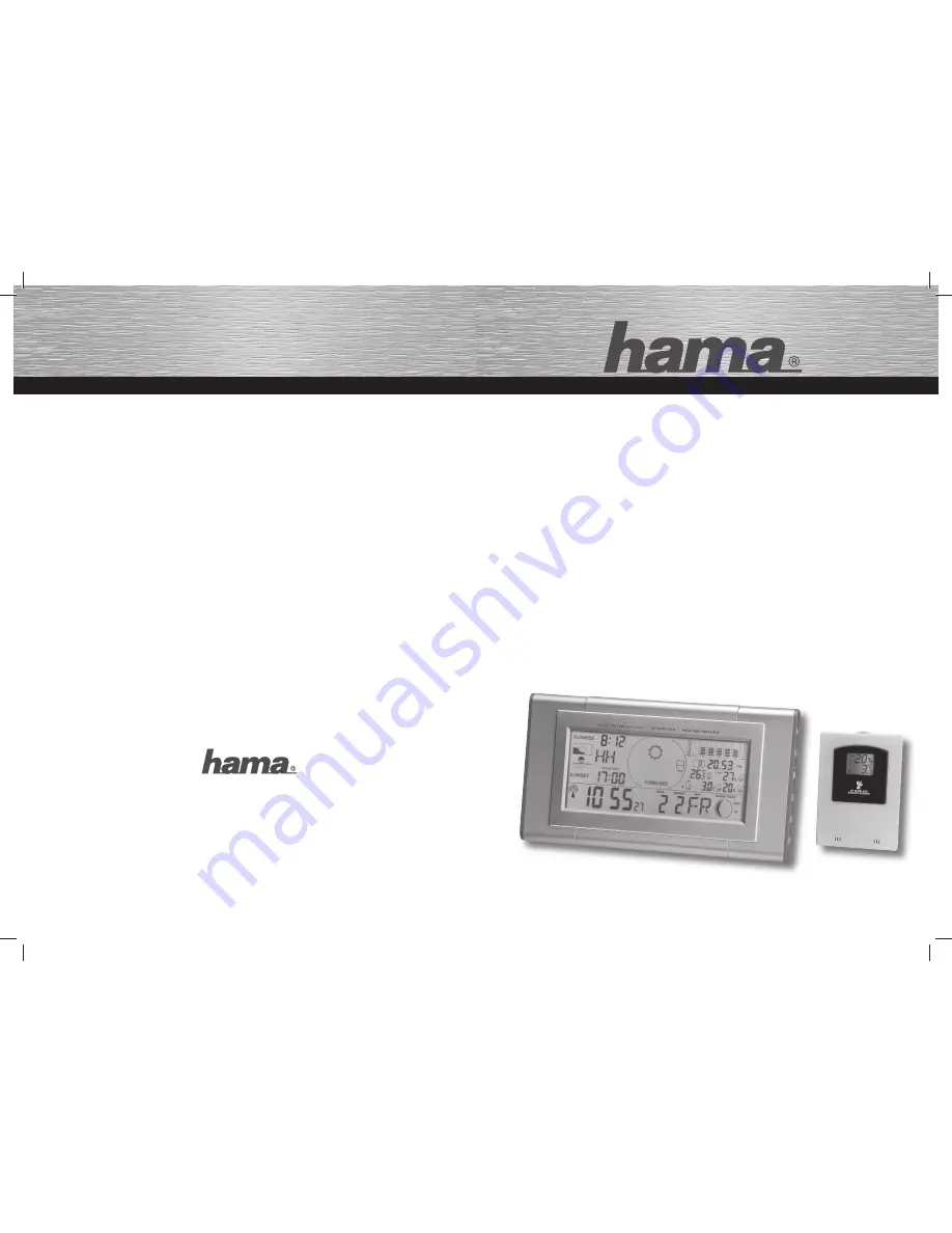 Hama EWS-1000 Operating Instructions Manual Download Page 1