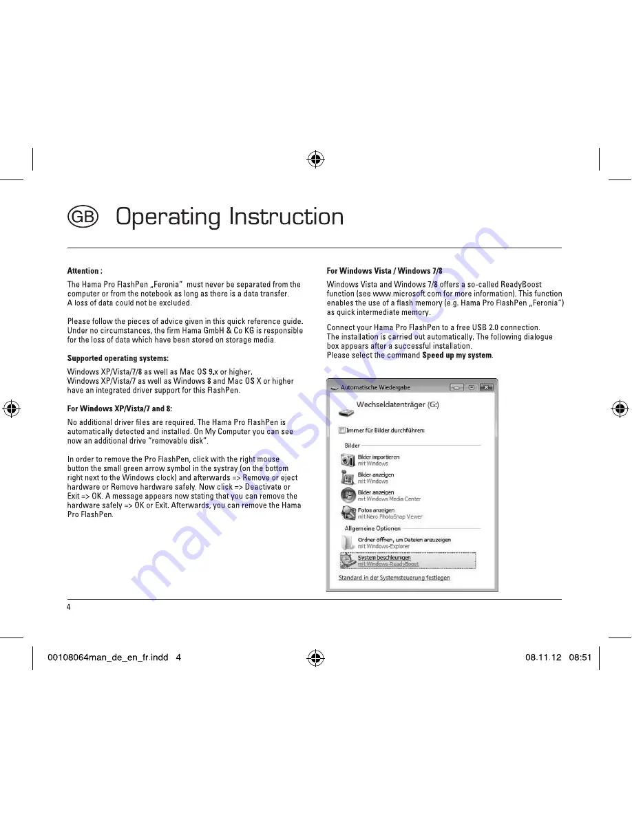 Hama Feronia 00108064 Operating	 Instruction Download Page 4