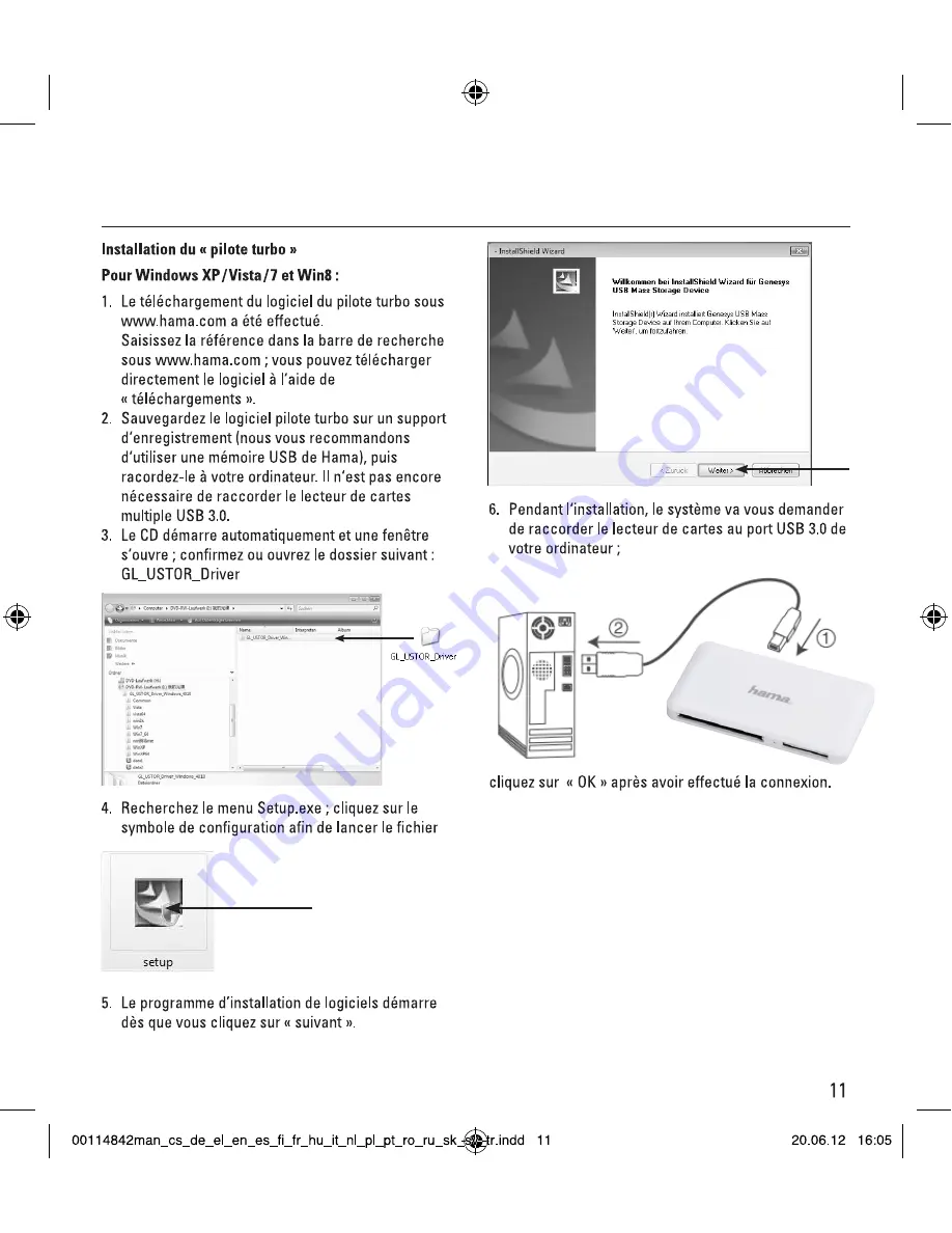 Hama SLIM Multi Cardreader Operating	 Instruction Download Page 11