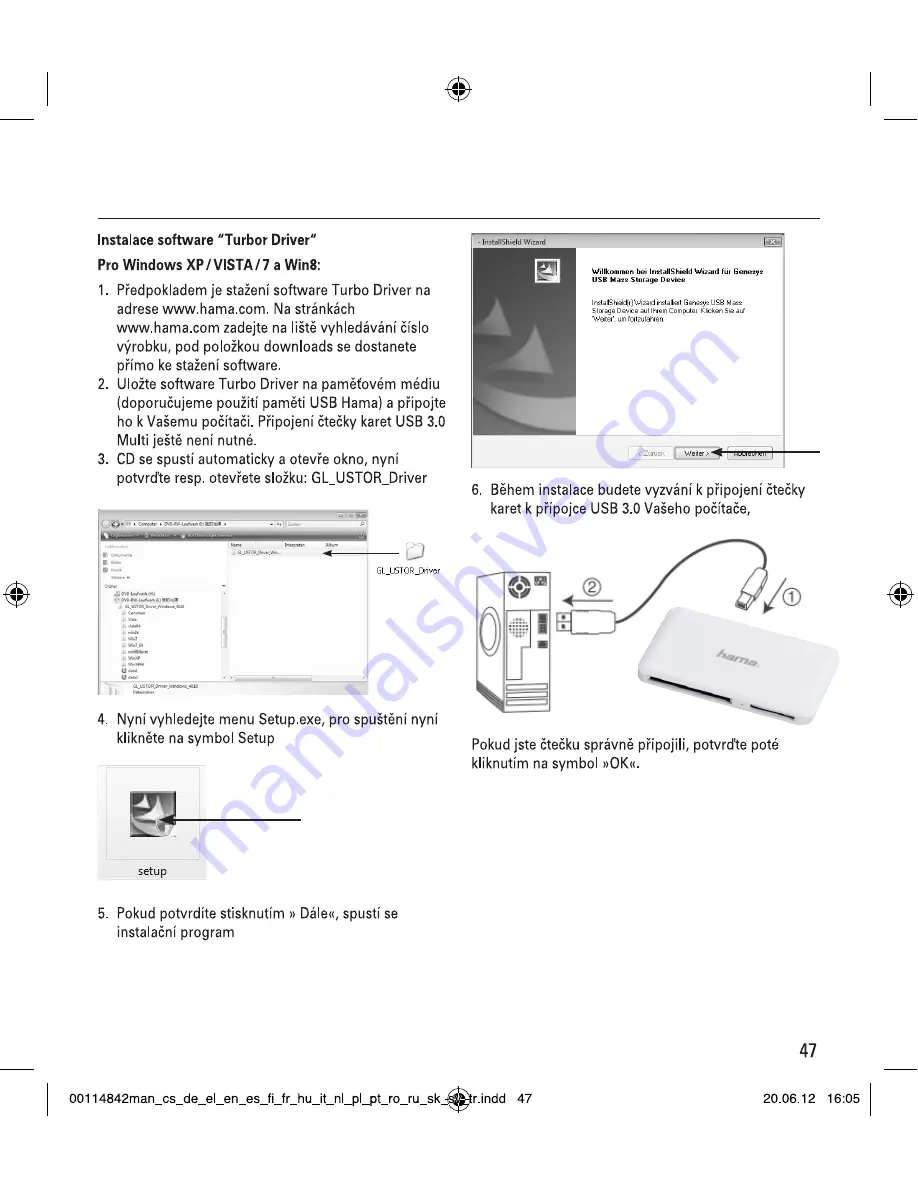 Hama SLIM Multi Cardreader Operating	 Instruction Download Page 47