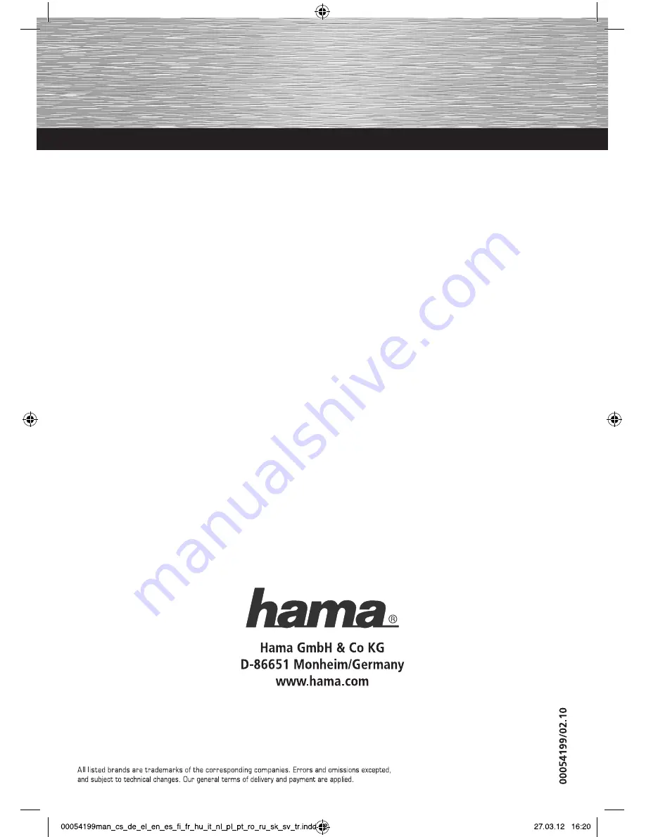 Hama Ultra Slim Operating	 Instruction Download Page 24