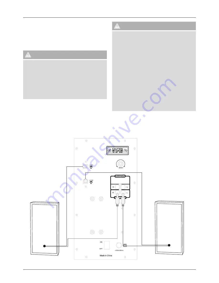 Hama uRage Soundz 2.1 Revolution Operating Instructions Manual Download Page 5