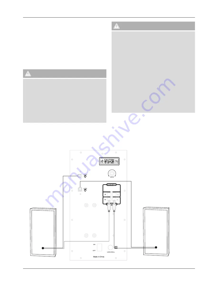 Hama uRage Soundz 2.1 Revolution Operating Instructions Manual Download Page 15