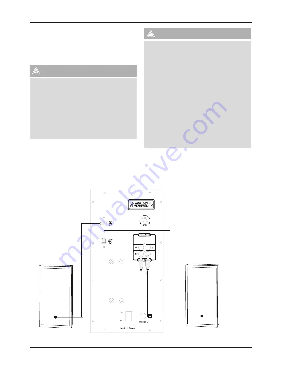 Hama uRage Soundz 2.1 Revolution Operating Instructions Manual Download Page 25