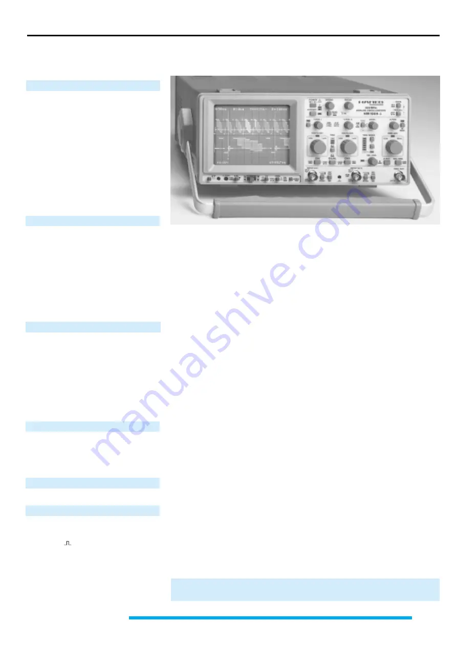 Hameg HM 1004-3 Series Manual Download Page 5