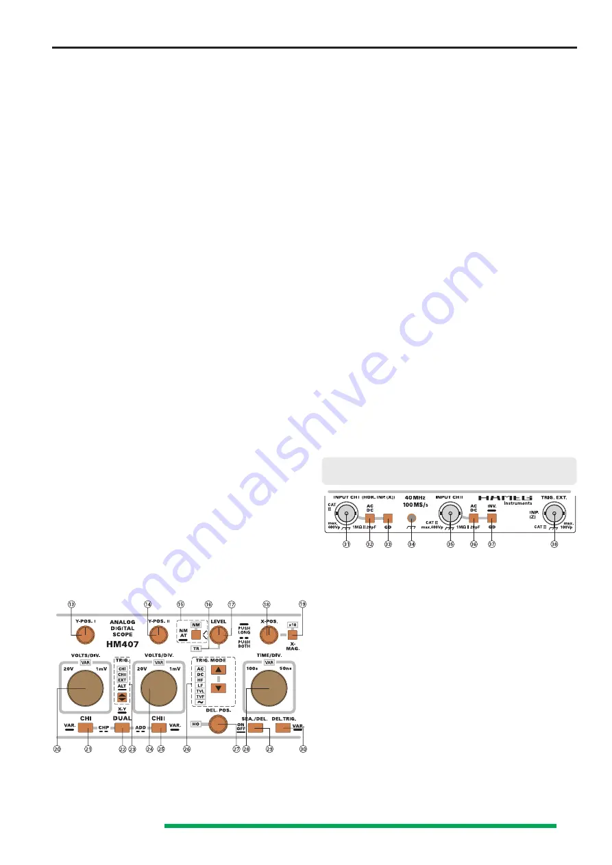 Hameg HM 407A Manual Download Page 19