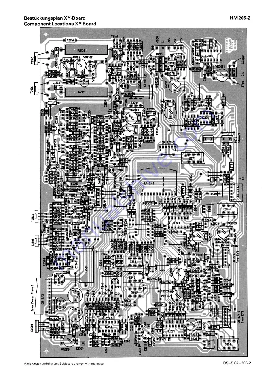 Hameg HM205-2 User Manual Download Page 44