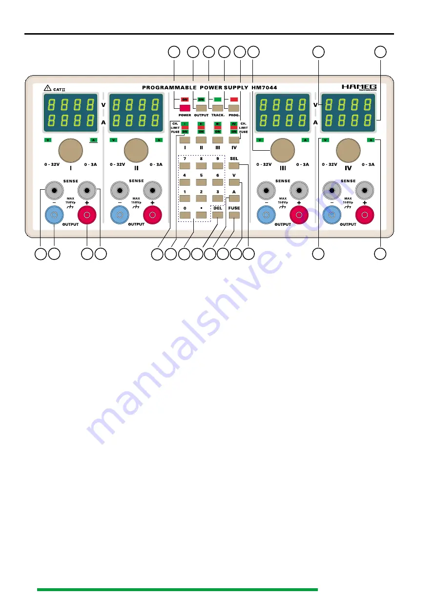 Hameg HM7044 Manual Download Page 18