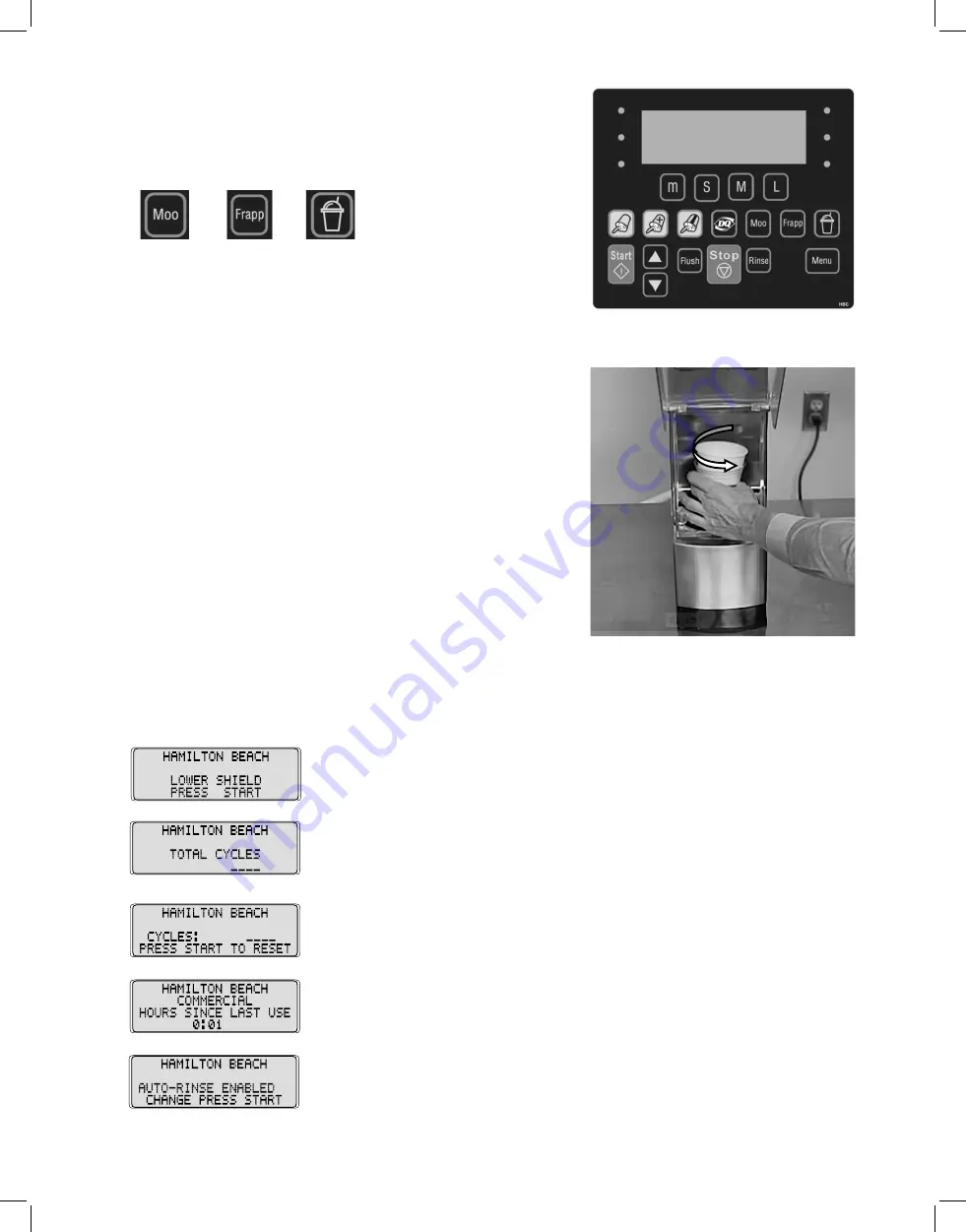 Hamilton Beach Commercial BLIZZARD Machine Operation Manual Download Page 23