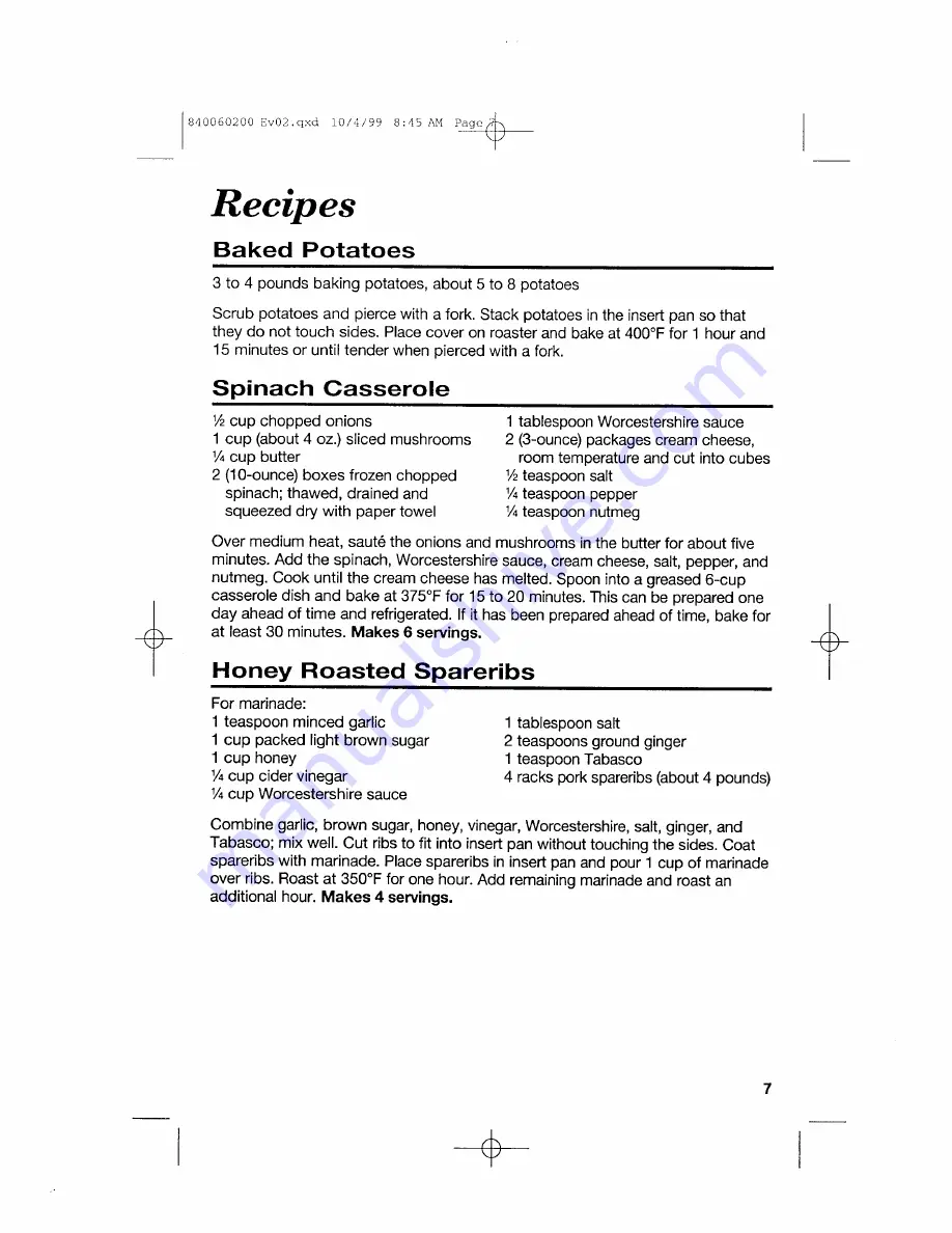 Hamilton Beach 32600 User Manual Download Page 7