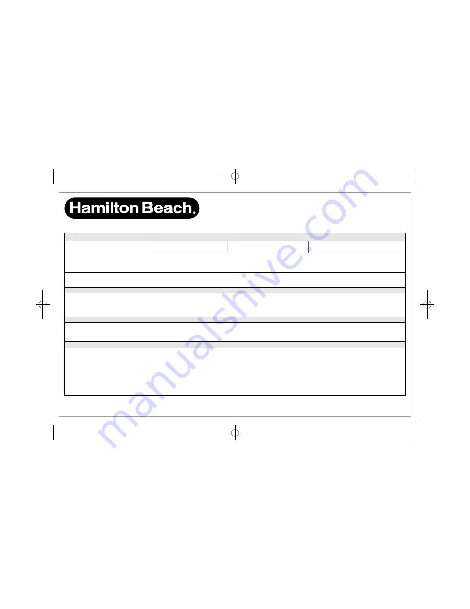 Hamilton Beach 33249 Use & Care Manual Download Page 30