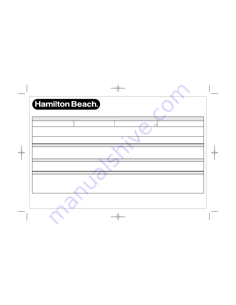 Hamilton Beach 48577 Use & Care Manual Download Page 35