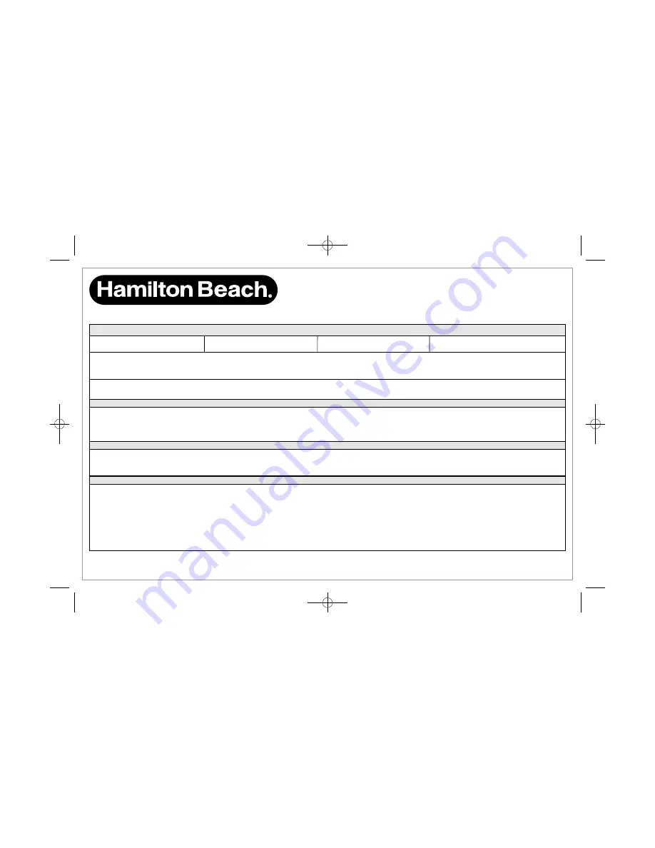 Hamilton Beach 49980 Use & Care Manual Download Page 45