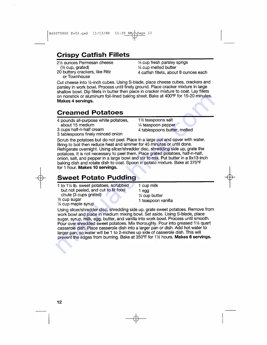 Hamilton Beach 840075900 Use & Care Manual Download Page 12