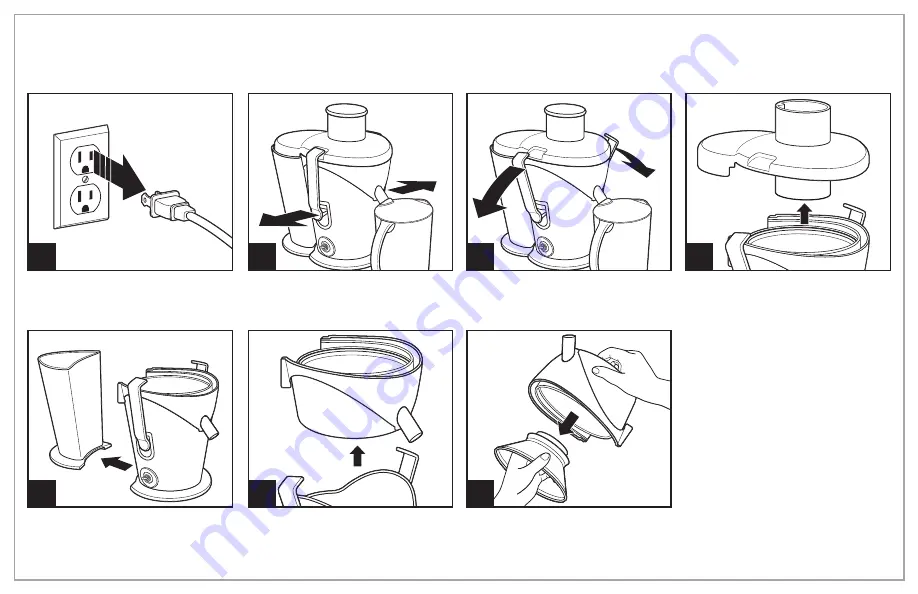 Hamilton Beach Big Mouth Plus 2 Speed Juice Extractor Operation Manual Download Page 9