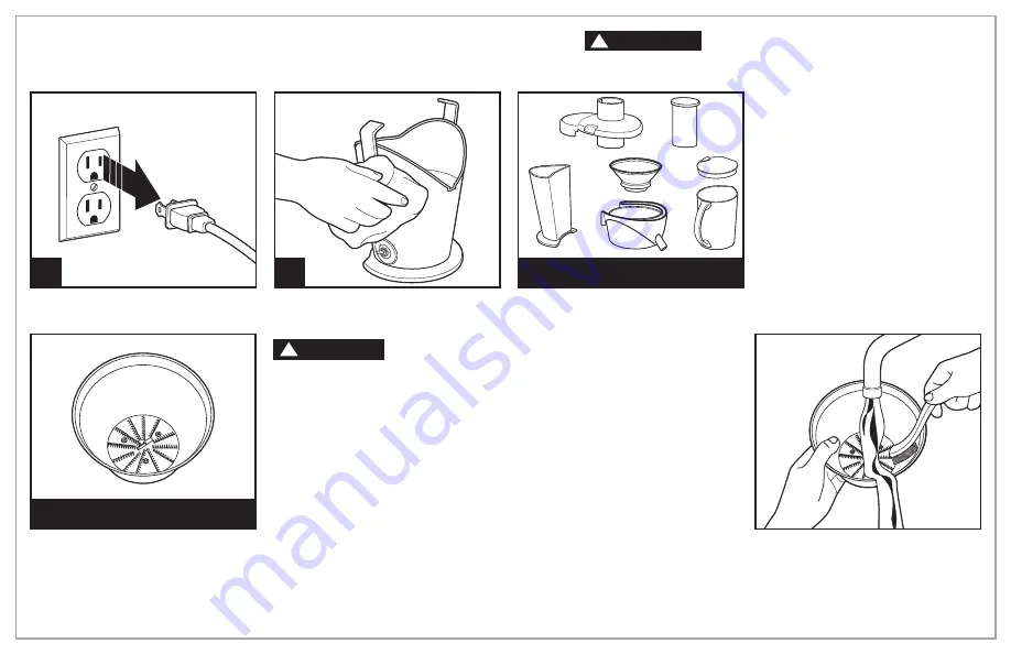 Hamilton Beach Big Mouth Plus 2 Speed Juice Extractor Operation Manual Download Page 10