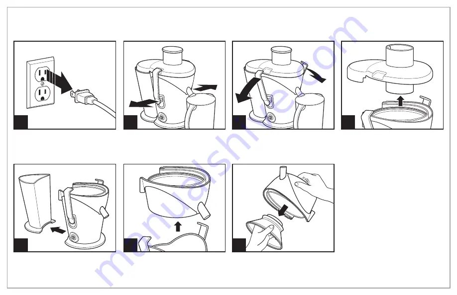 Hamilton Beach Big Mouth Plus 2 Speed Juice Extractor Operation Manual Download Page 24