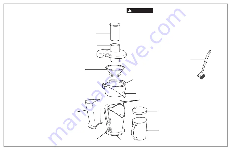 Hamilton Beach Big Mouth Plus 2 Speed Juice Extractor Operation Manual Download Page 63