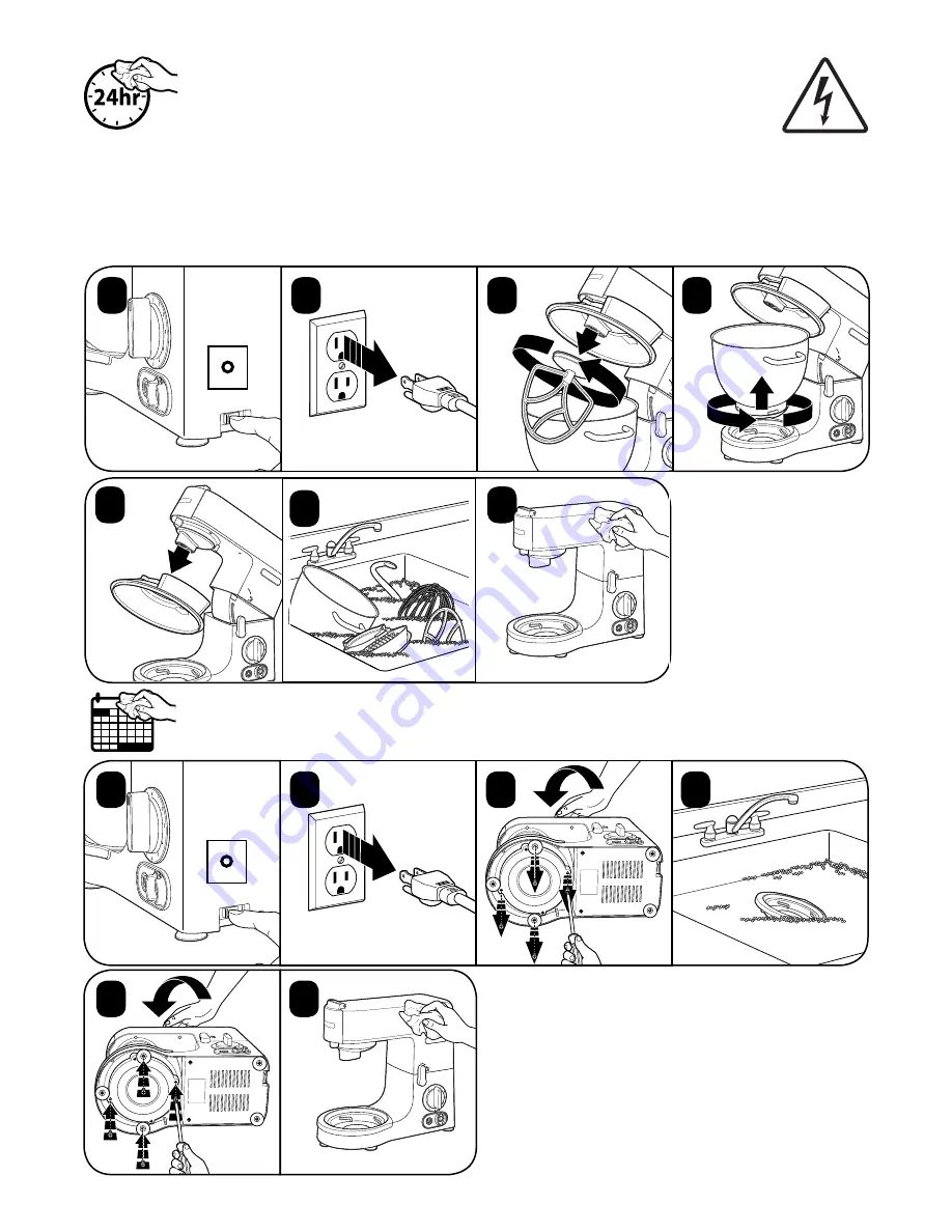 Hamilton Beach CPM800 Series Operation Manual Download Page 24