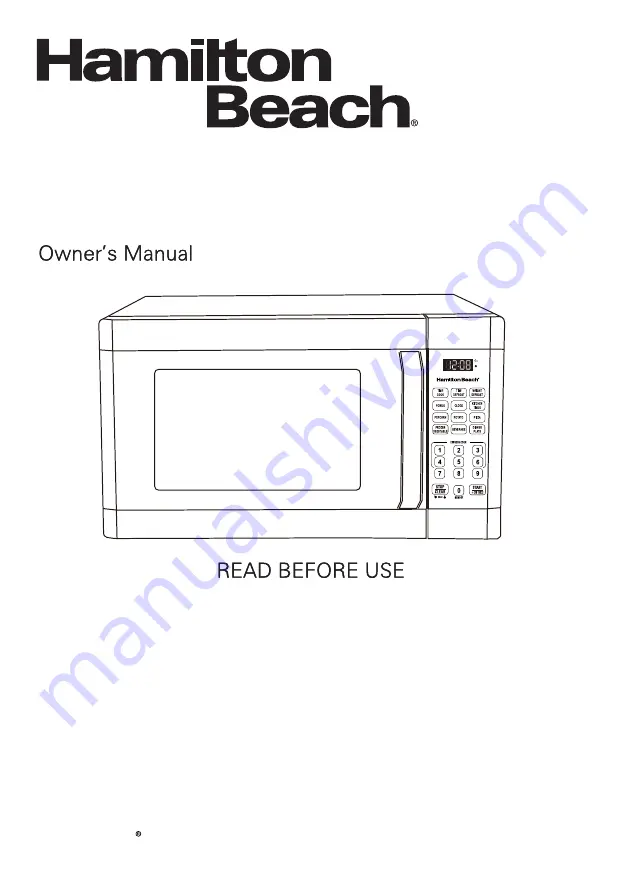 Hamilton Beach EM145AAK-P Owner'S Manual Download Page 1