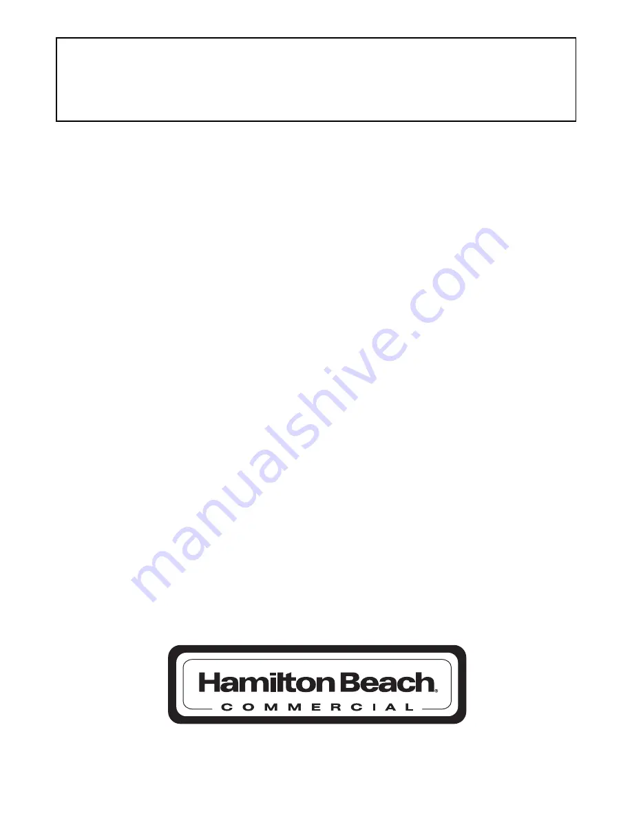 Hamilton Beach HBH755 Series Operation Manual Download Page 24