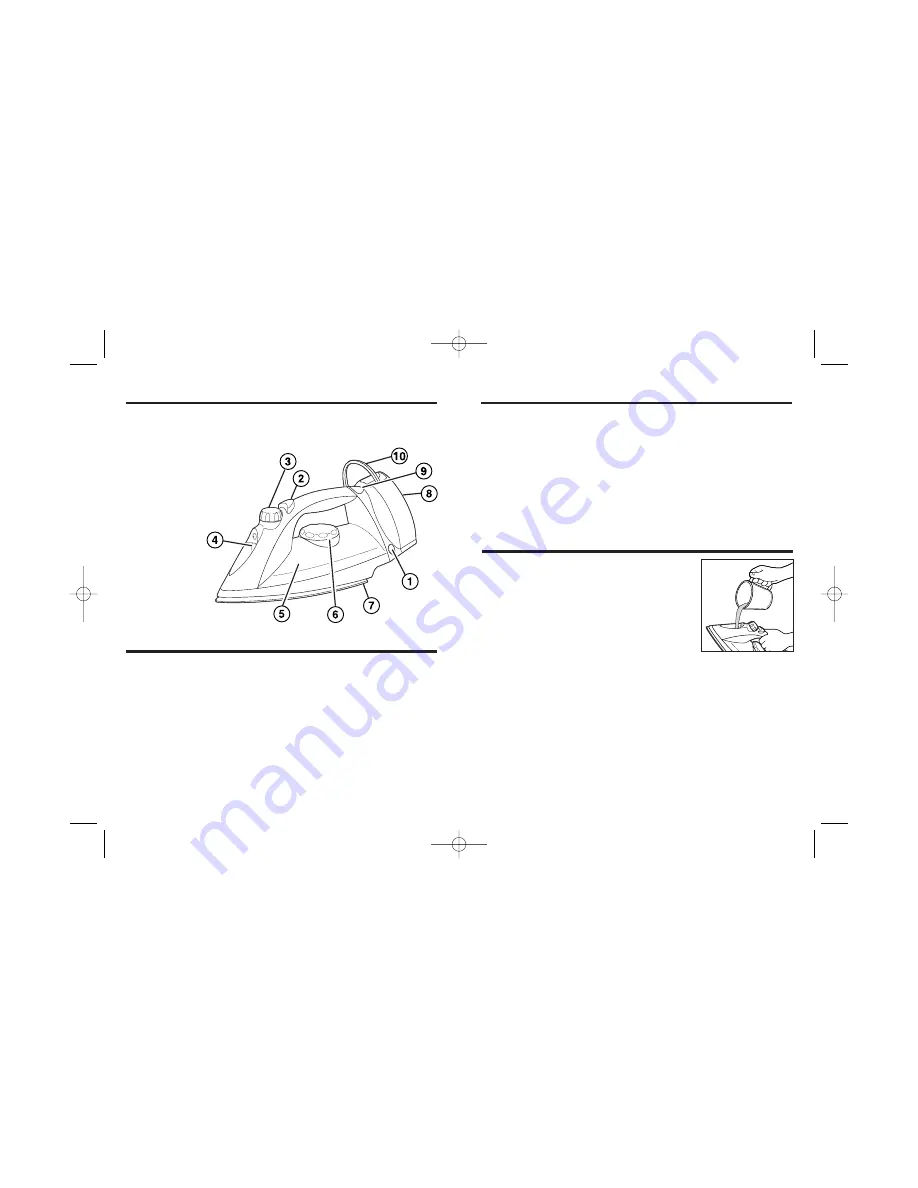 Hamilton Beach HIR400 - Hospitality Iron 1 EA User Manual Download Page 8