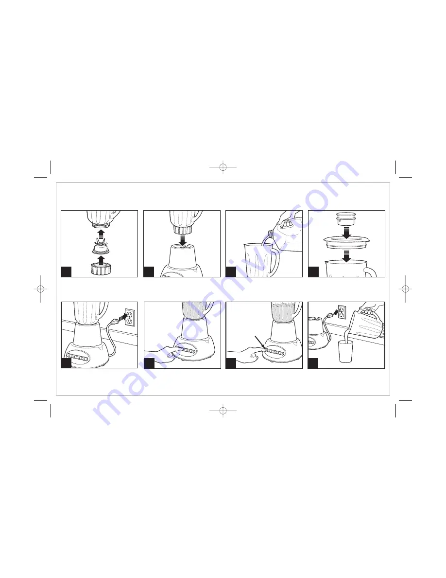 Hamilton Beach Space-Saving Blender User Manual Download Page 19