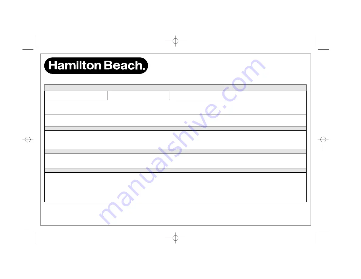 Hamilton Beach Stay or Go 33162C Manual Download Page 22