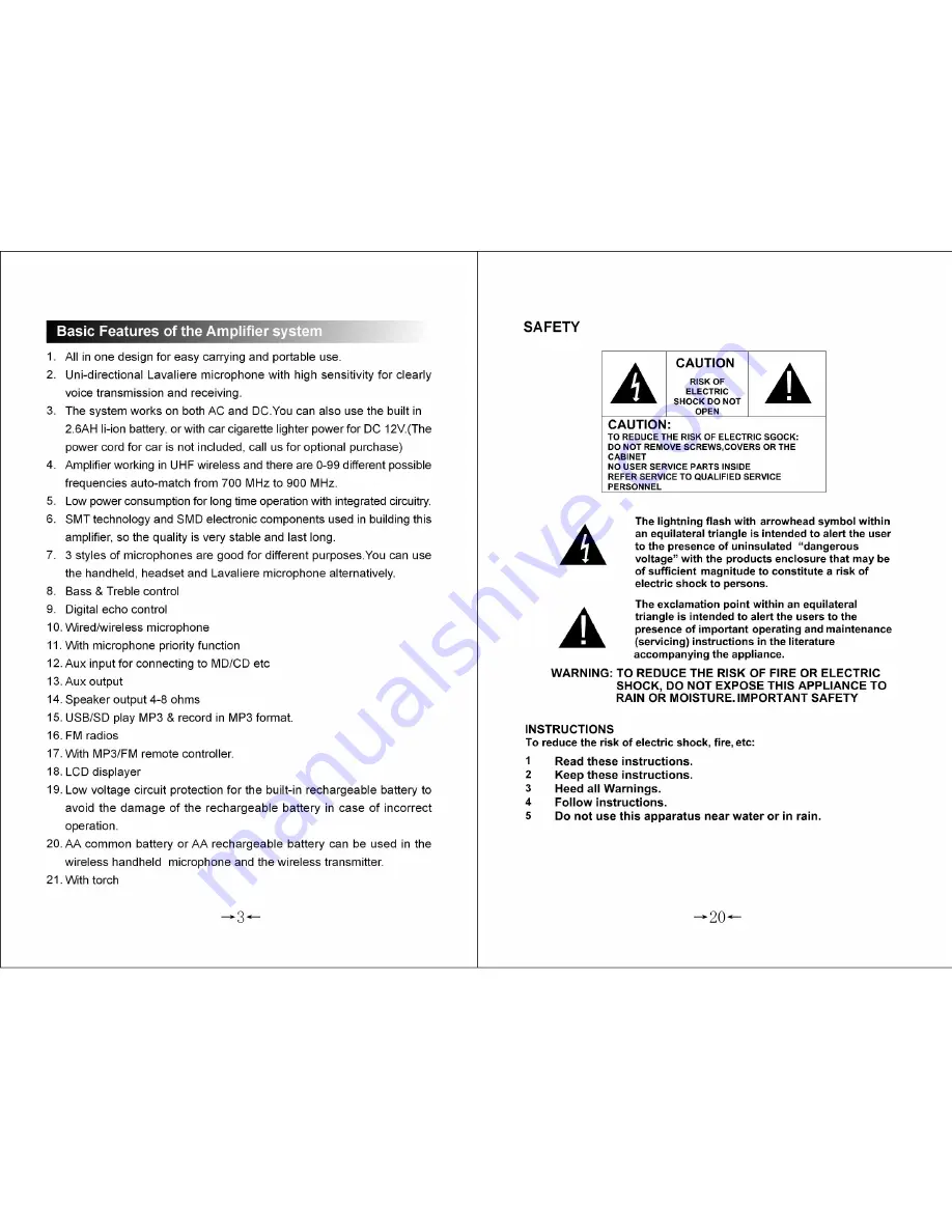 Hamilton/Buhl VENU-80 User Manual Download Page 4