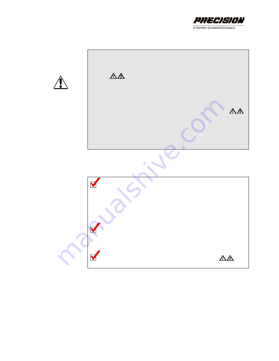 Hamilton Sundstrand Company Precision ACT2000 Series User Manual Download Page 25