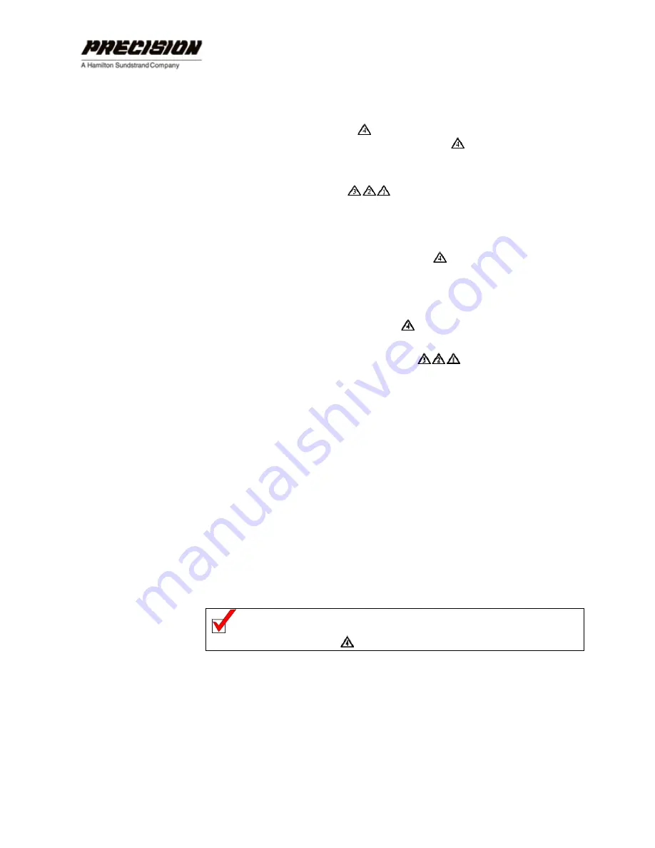 Hamilton Sundstrand Company Precision ACT2000 Series User Manual Download Page 46