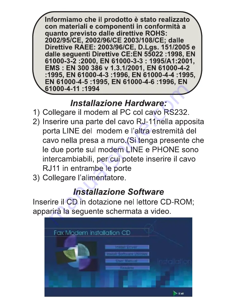 Hamlet HV92KX2 Quick Installation Manual Download Page 2