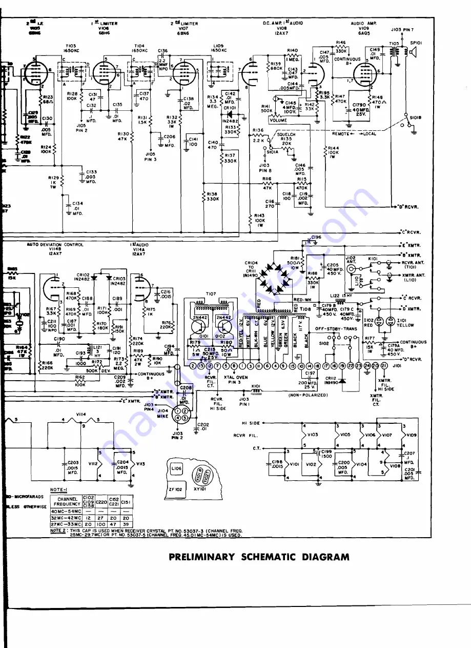 Hammarlund FM 60A Installation And Service Manual Download Page 31