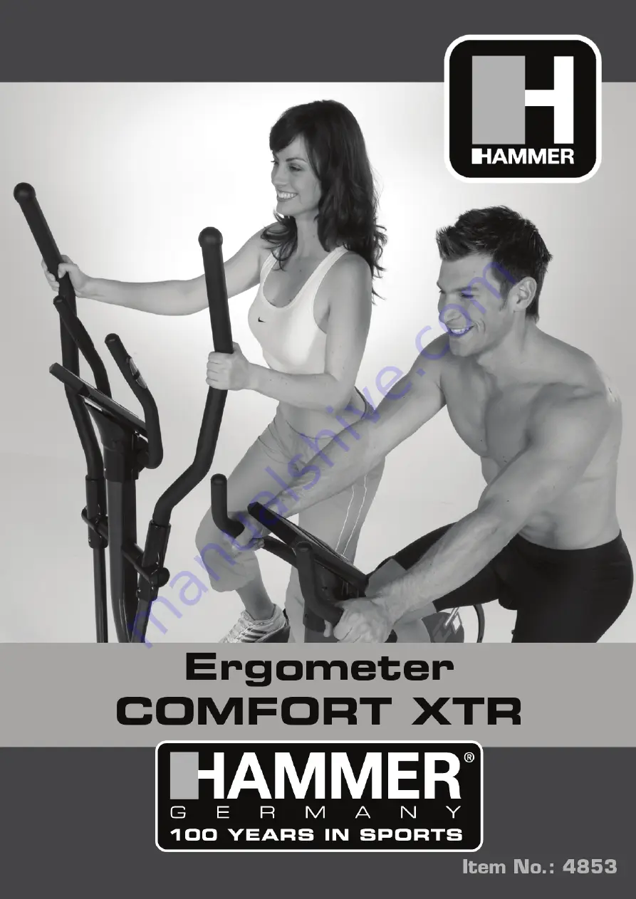 Hammer Ergometer COMFORT XTR Manual Download Page 1