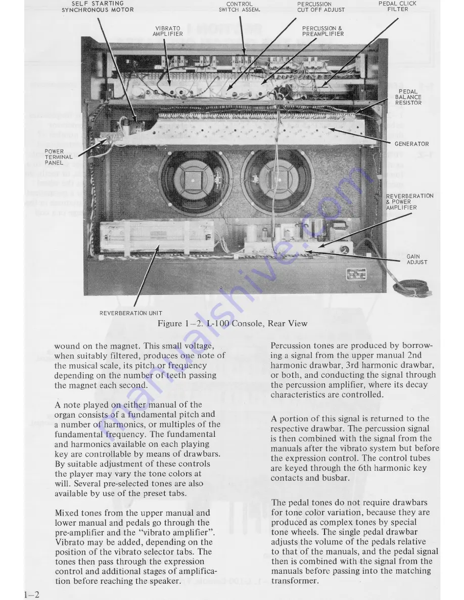 Hammond L-100 Service Manual Download Page 7