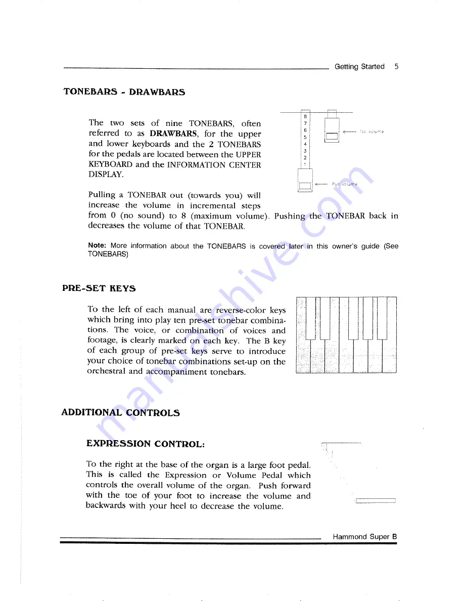 Hammond Super-B Owner'S Playing Manual Download Page 17