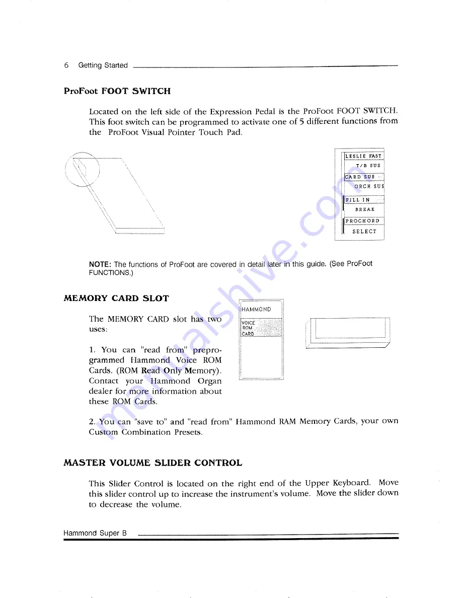 Hammond Super-B Owner'S Playing Manual Download Page 18