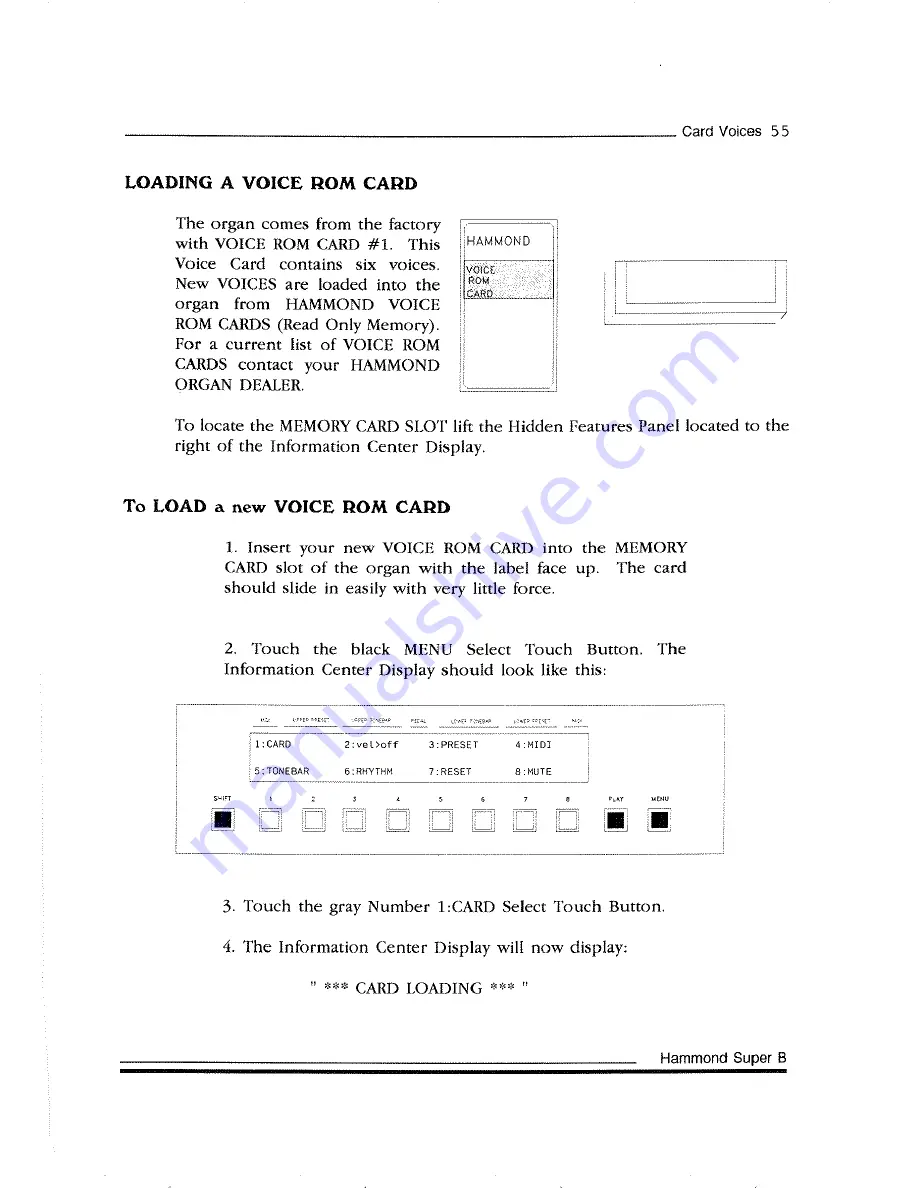 Hammond Super-B Owner'S Playing Manual Download Page 67