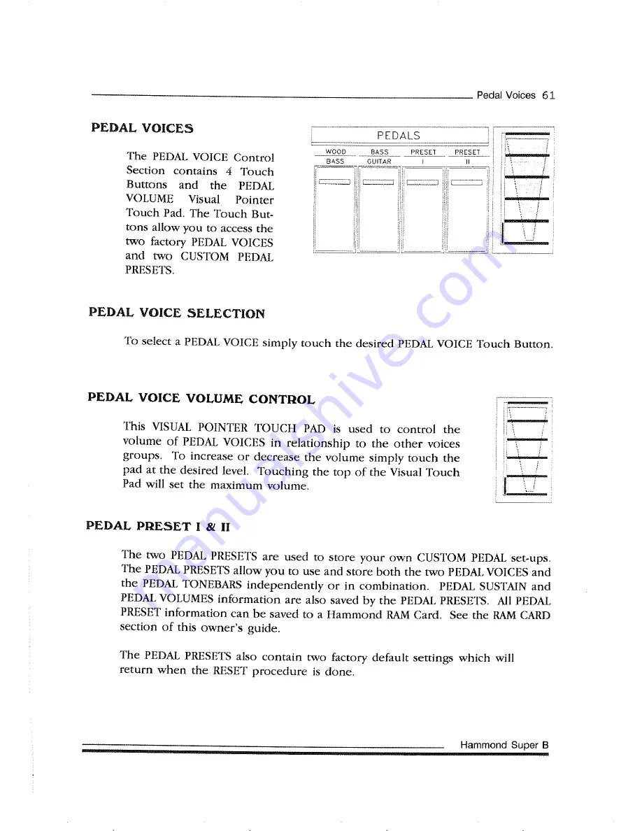 Hammond Super-B Owner'S Playing Manual Download Page 73