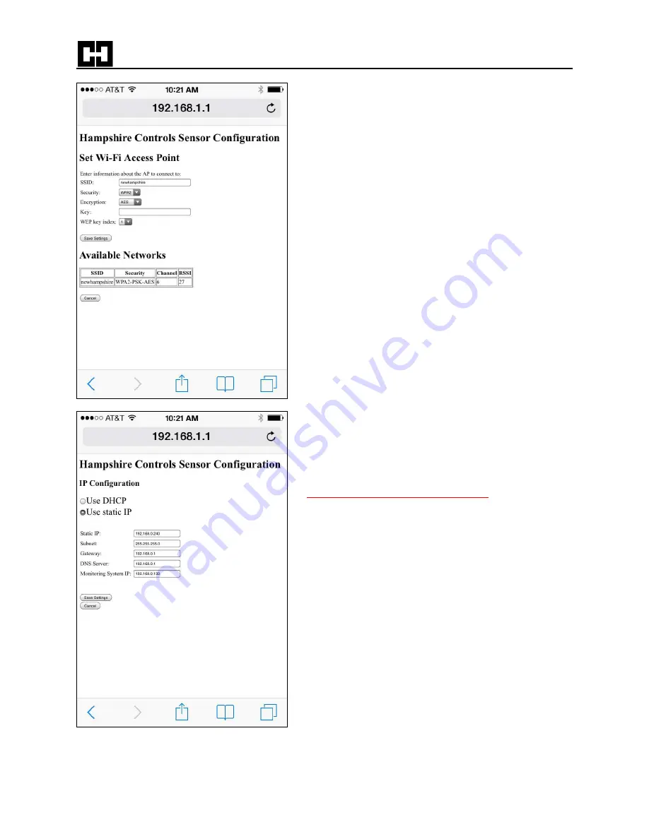 Hampshire Controls TT Series Operating Instructions Manual Download Page 11